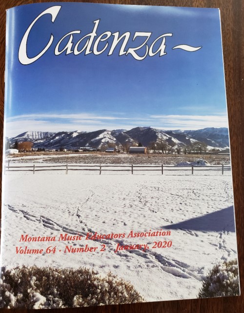 Cadenza, the magazine of the Montana Music Educators Association